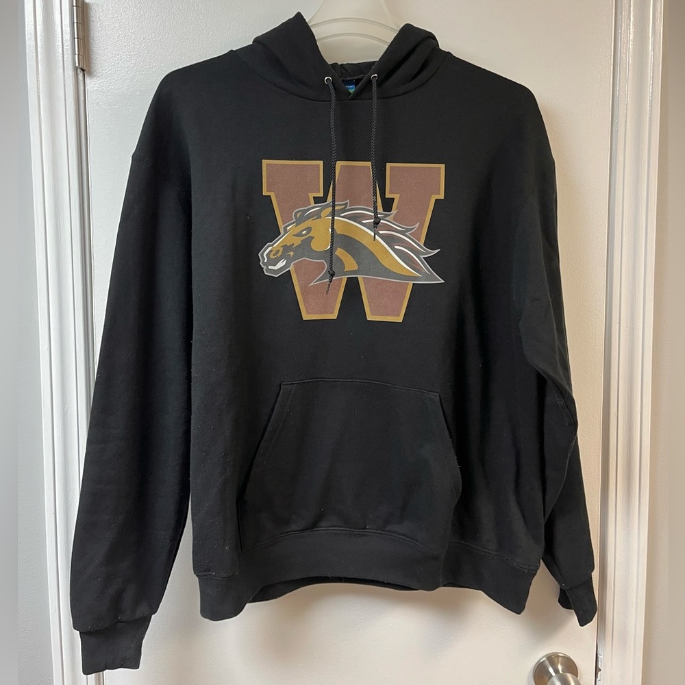 Western Michigan Broncos Hooded Sweatshirt Adult Large by Champion